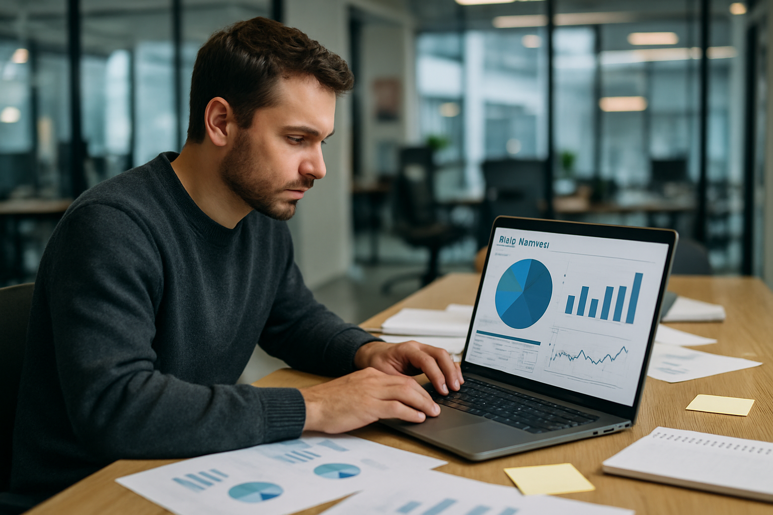 Operations engineer reviewing cloud cost data and optimization opportunities