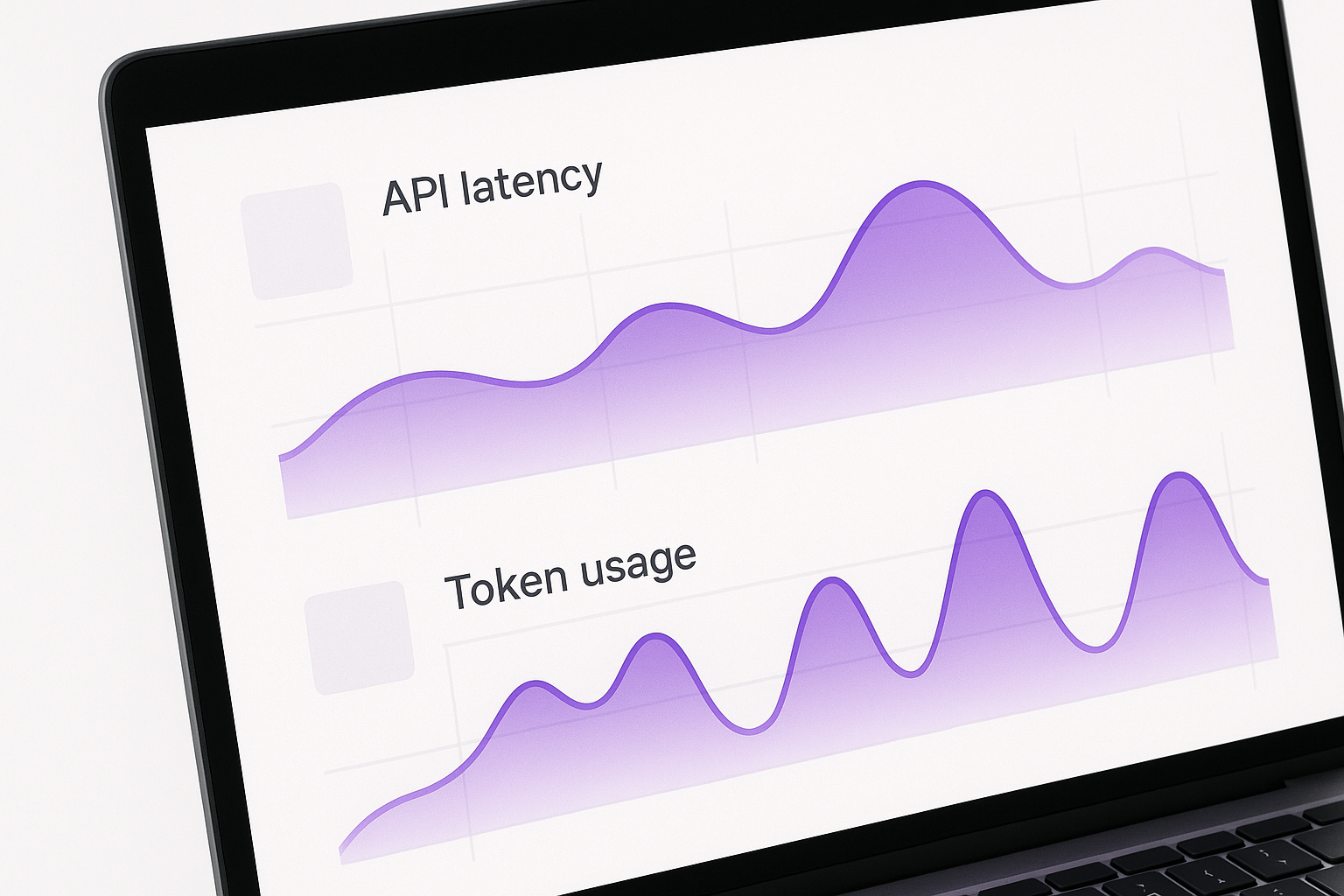 AI API usage and cost monitoring dashboard metrics visualization